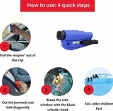 GLASS BREAKER AND SEAT BELT CUTTER